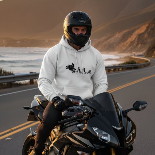 Motorcycle Life Evolution-trui Hoodie