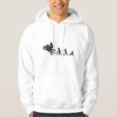 Motorcycle Life Evolution-trui Hoodie (Voorkant)