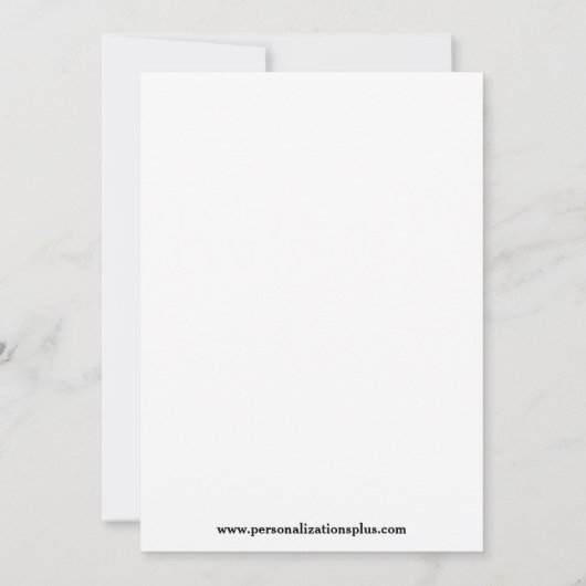 Motorcycle Love Wedding Invitting Kaart (Achterkant)