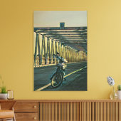 Motorcycle lover gift canvas afdruk (Insitu (Woonkamer))