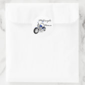 Motorcycle Mama Ronde Sticker (Tas)