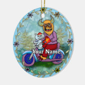 Motorcycle Monster Keramisch Ornament (Links)