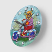 Motorcycle Monster Ronde Klok (Hoek)