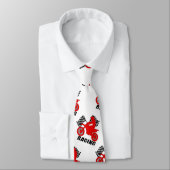 Motorcycle Motorcross Racing Check vlag stropdas (Gebonden)