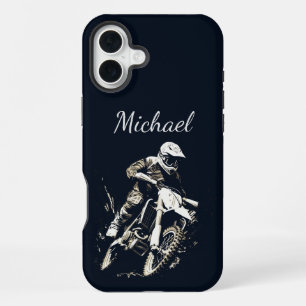 Motorcycle Motorcycle Motocross-prijsopgave sport iPhone 16 Plus Hoesje