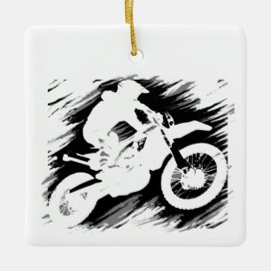 Motorcycle motorcycle motocross-prijsopgave sport keramisch ornament