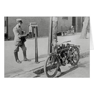 Motorcycle Postman, 1909