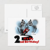 Motorcycle Racing 2e Verjaardag Tshirts en geschen Briefkaart (Voorkant / Achterkant)
