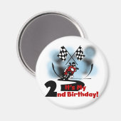 Motorcycle Racing 2e Verjaardag Tshirts en geschen Magneet (Voorkant / Achterkant)