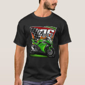 Motorcycle Racing 76 Graphic T-Shirt (Voorkant)