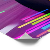 Motorcycle Racing Dragon Poster (Hoek)