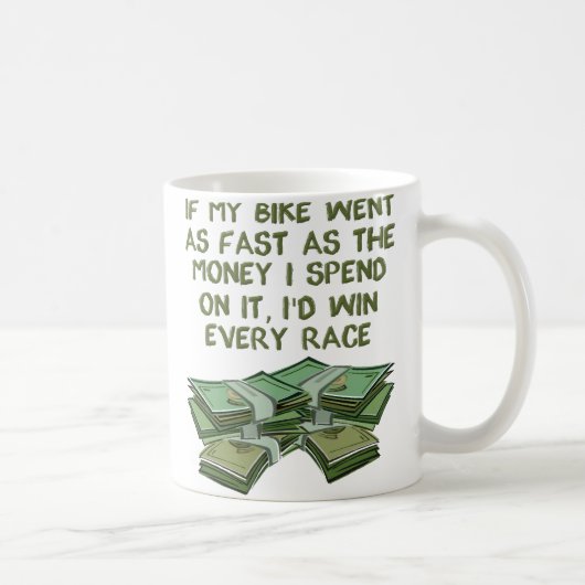Motorcycle Racing Funny Mug Koffiemok (Rechts)