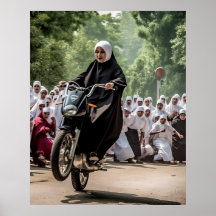 Motorcycle Racing Nun