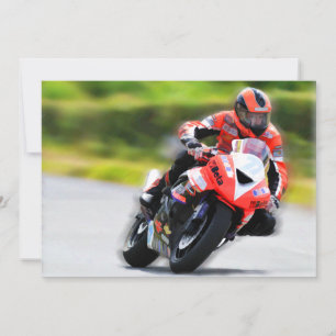 Motorcycle Red Racer Kaart