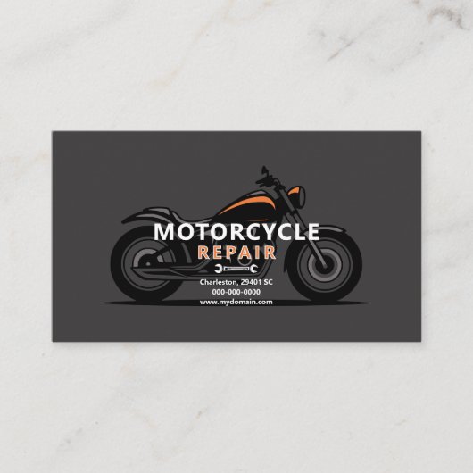 Motorcycle Repair Visitekaartje (Voorkant)