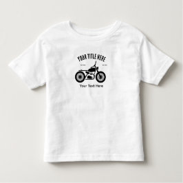 Motorcycle Ride Speed and Freedom Design Kinder Shirts