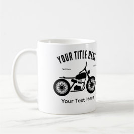 Motorcycle Ride Speed and Freedom Design Koffiemok