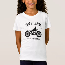 Motorcycle Ride Speed and Freedom Design T-shirt