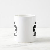 Motorcycle Rider Silhouette Mug  Koffiemok (Center)