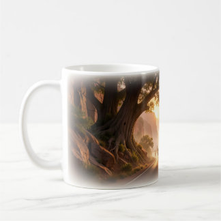 Motorcycle Riders Canyon Sunrise Road Mug Koffiemok