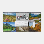 Motorcycle Road Trip 6 Foto Gemakkelijk Upload Vak Bureaumat (Keyboard & Muis)