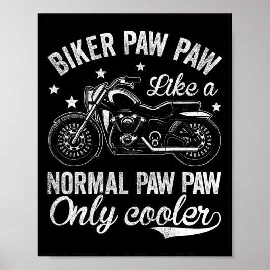 Motorcycle S voor Heren Poster (Voorkant)