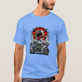Motorcycle Samurai T-Shirt (Voorkant)