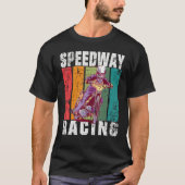 Motorcycle Speedway Racing Flat Track T-shirt (Voorkant)