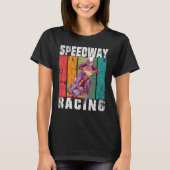 Motorcycle Speedway Racing Flat Track T-shirt (Voorkant)
