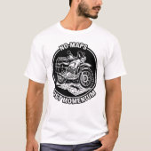 Motorcycle Touring Freedom Mindset T-shirt (Voorkant)