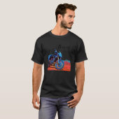 Motorcycle Travel Adventure Bike T-shirt (Voorkant volledig)
