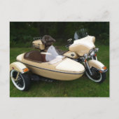 Motorcycle with Sidecar Briefkaart (Voorkant)
