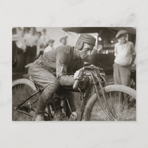 Motorcyclearcester, 1922 briefkaart