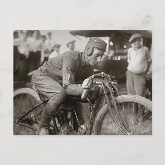 Motorcyclearcester, 1922 briefkaart (Voorkant)