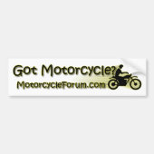 Motorcycleforum.com-Bumpersticker Bumpersticker (Voorkant)