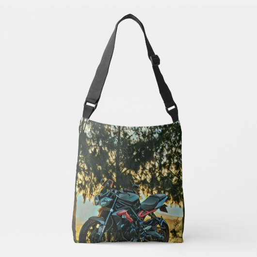 Motorcycles gift crossbody tas (Voorkant)