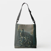 Motorcycles gifts crossbody tas (Achterkant)