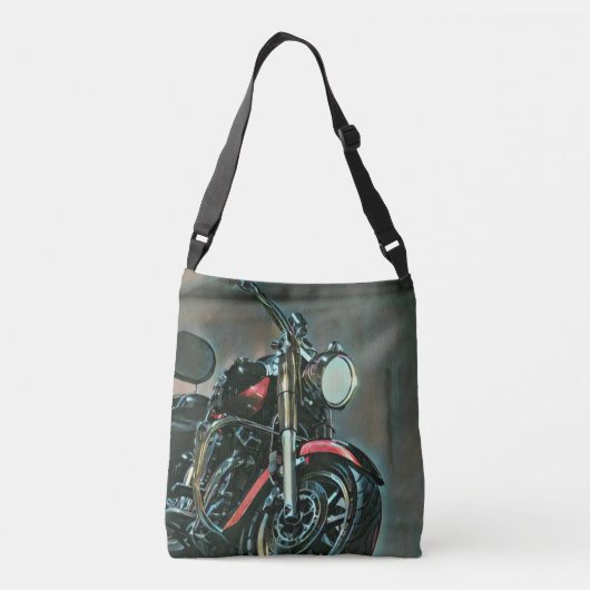 Motorcycles gifts crossbody tas (Achterkant)