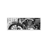 Motorcycles gifts zelfinktende stempel (Design)