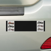  MOTORCYCLI BUMPERSTICKER (Op auto)