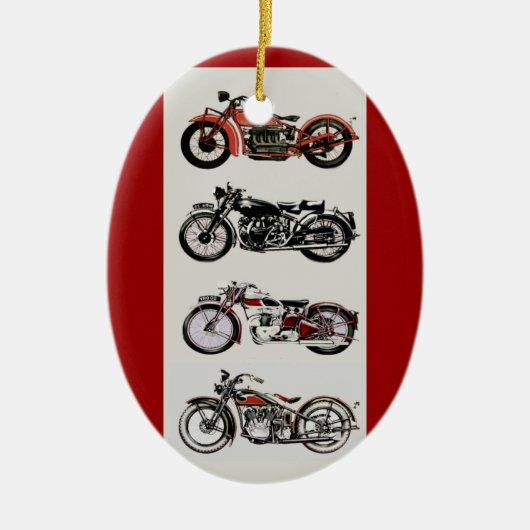  MOTORCYCLI KERAMISCH ORNAMENT (Voorkant)