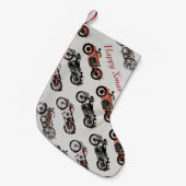 MOTORCYCLI KLEINE KERSTSOK (Voorkant (Hangend))