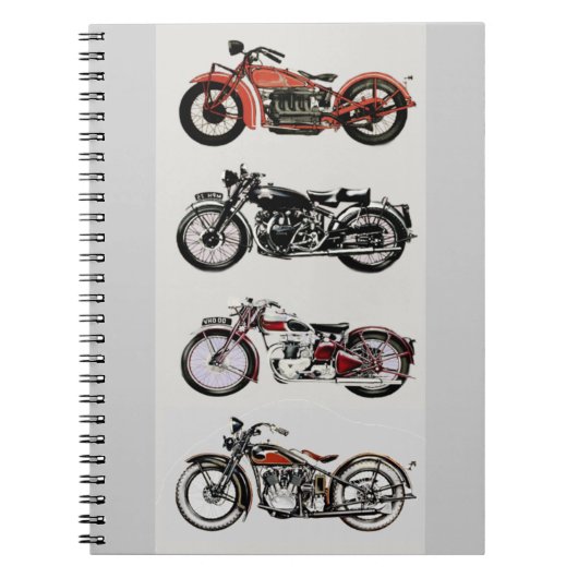  MOTORCYCLI NOTITIEBOEK (Voorkant)