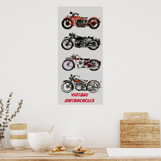 MOTORCYCLI POSTER (Keuken)