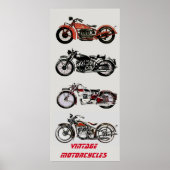  MOTORCYCLI POSTER (Voorkant)
