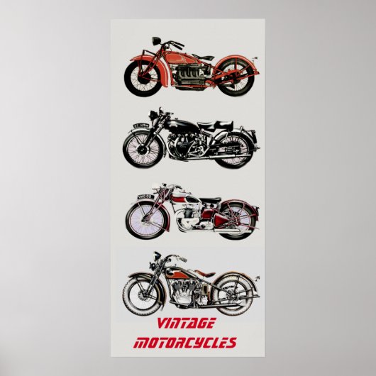  MOTORCYCLI POSTER (Voorkant)