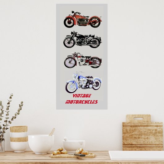 MOTORCYCLI POSTER (Keuken)