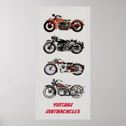  MOTORCYCLI POSTER (Voorkant)