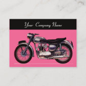  MOTORCYCLI rode zwarte grijze roze Visitekaartje (Achterkant)