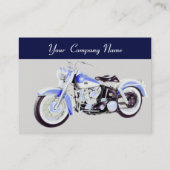 MOTORCYCLI rood grijs blauw Visitekaartje (Achterkant)